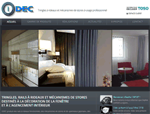 Tablet Screenshot of odec.fr